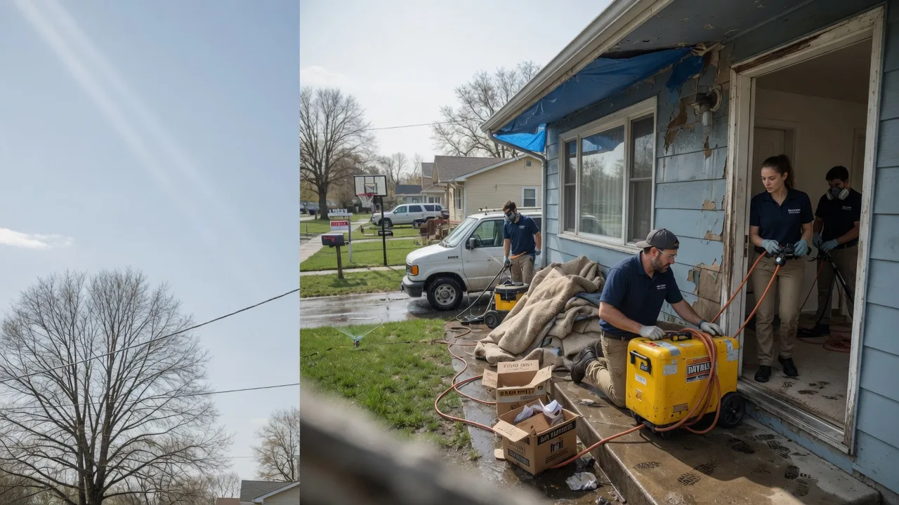 Basement Flood Cleanup in Bartlett, KS near me
